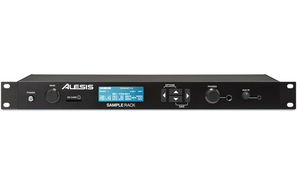 Alesis SampleRack
Rackmount Percussion Module With Onboard Sound Storage -SAMPLERACKXUS