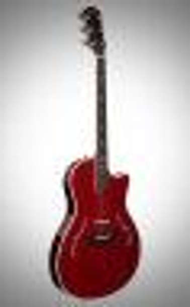 Taylor T5 Pro Electric Guitar Flame Top - Borrego Red