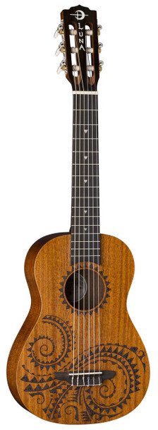 LUNA Uke Tattoo Mahogany 6 String Baritone