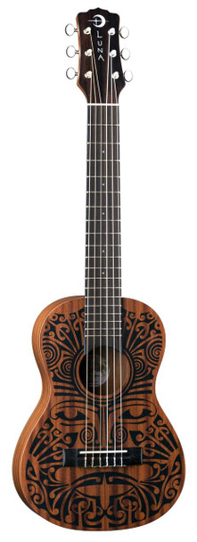 LUNA Uke Tribal Mahogany 6 String Baritone