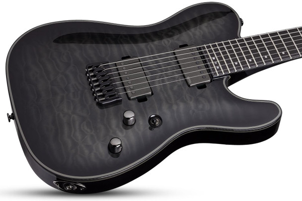 Schecter HELLRAISER HYBRID PT-7 TRANS BLACK BURST 1935-SHC