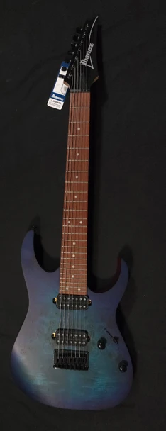 (IB35) Ibanez RG7421PBSBF Standard 7str Electric Guitar - Sapphire Blue Flat (W359)