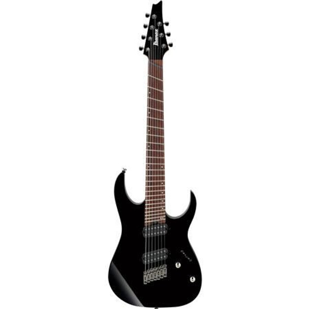 Ibanez RGMS7BK RG Multi Scale 7str Electric Guitar - Black