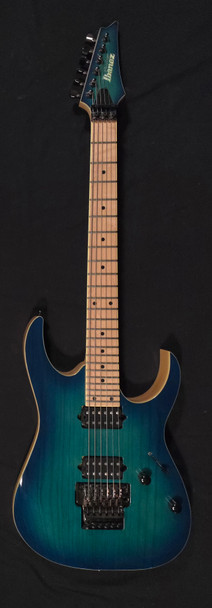 (IB54) Ibanez RG652AHMNGB Prestige 6str Electric Guitar w/Case - Nebula Green Burst (Made in Japan) (W859)