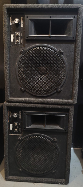 Sunn 1272  Floor Monitors Pair 2 way passive Pair Very good Condition