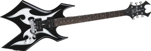 B.C Rich Metal Master Silver - Black with Silver Blade Graphic