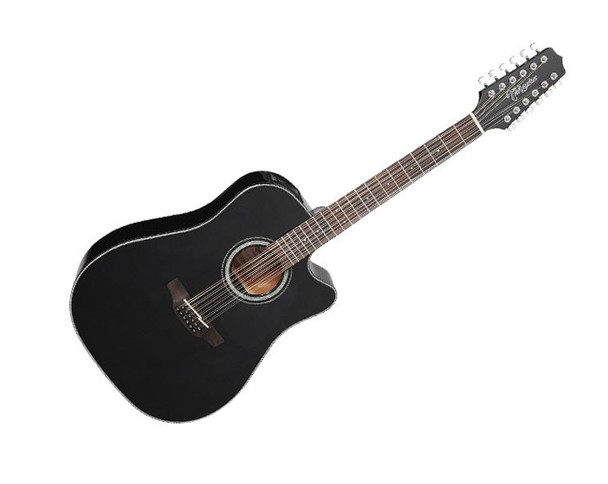 Takamine GD30CE-12BLK Dreadnought Acoustic Guitar- Black