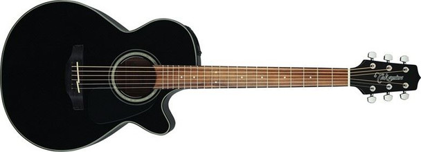 Takamine GF30CE-BLK Fxc Cutaway Acoustic-Electric Guitar- Black