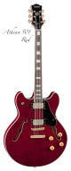 LUNA Athena Semi-Hollowbody - Trans Red