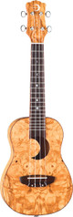LUNA Uke Crescent Olive Ash Burl Concert LUNA Uke Crescent Olive Ash Burl Concert