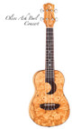 LUNA Uke Crescent Olive Ash Burl Concert LUNA Uke Crescent Olive Ash Burl Concert