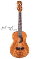 LUNA Uke Crescent Spalt Maple Concert