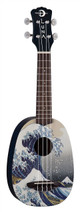 LUNA Uke Great Wave Pinapple w/Gigbag