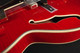 Ibanez GB10SEFMSRR George Benson Signature 6 String RH Hollow Body Electric Guitar with Case - Sapphire Red