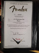  Fender Masterbuilt Todd Krause 1950 Aged Sherwood Metallic Roasted Flame Maple Neck (W319) 