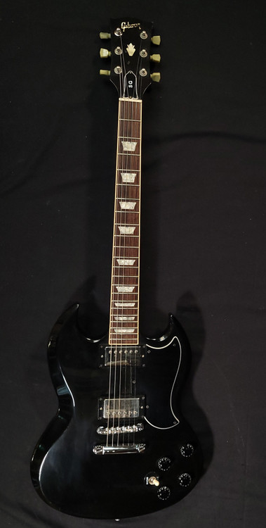 Pre-Owned 1990 Gibson SG Standard Black (W0314) - Tundra Music INC