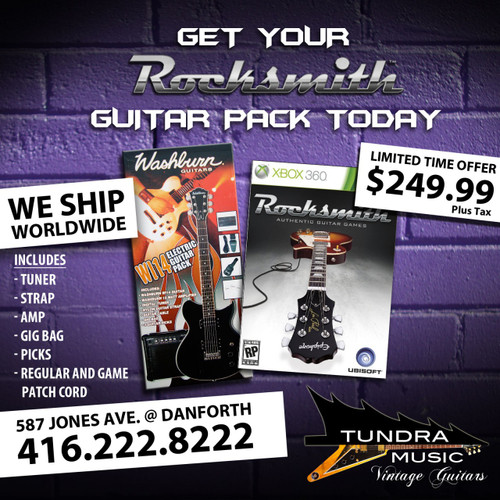 ROCKSMITH for XBOX360 GUITAR PACK Tundra Music INC Vintage Guitars