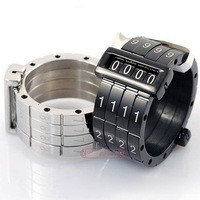Stainless Steel 'Love Code' Ring