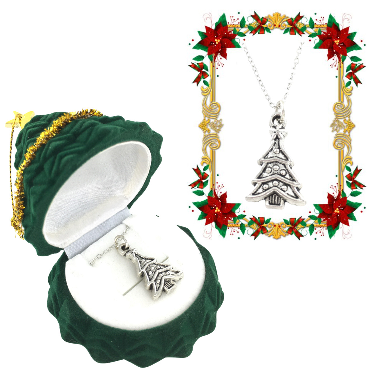 Wholesale Christmas Tree Necklaces