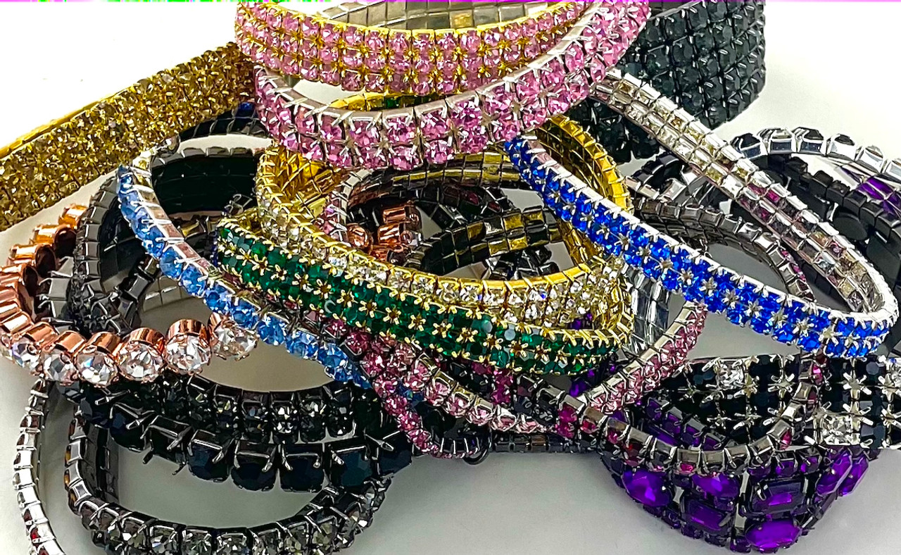 Crystal stretch store bracelets wholesale