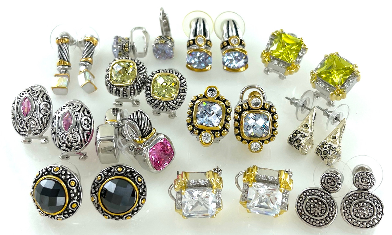 Wholesale Designer Inspired Fashion Earrings by the Dozen