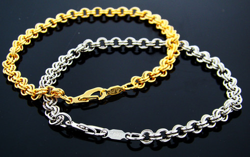 Buy 18K Gold Filled Designed Link Hand Chain Bracelet for Wholesale Slave  Bracelets Dainty Jewelry I431 Online in India - Etsy