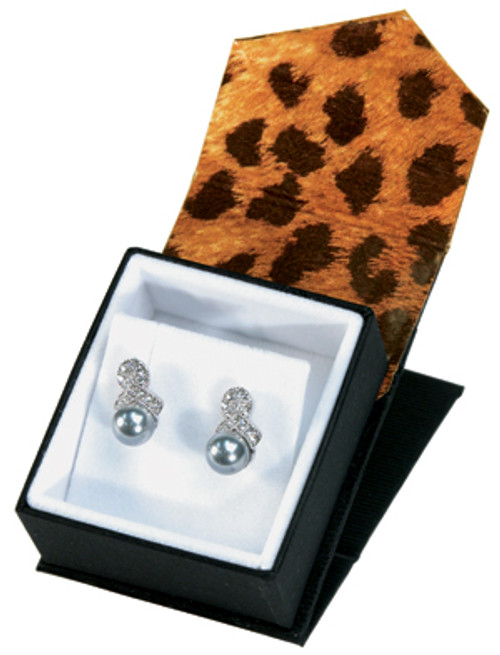 Earring Box : Leopard Print