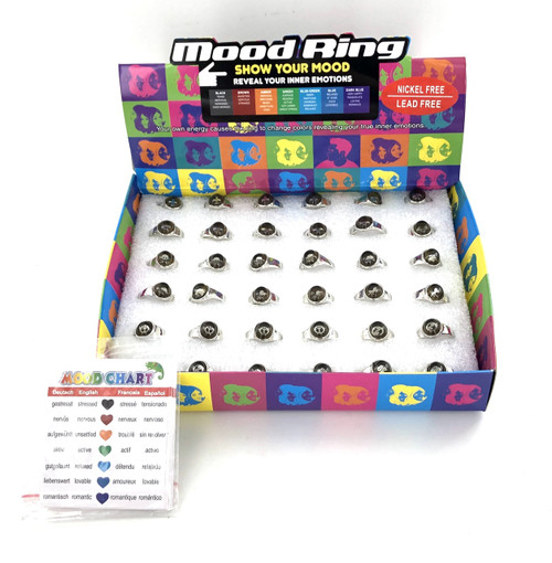 Wholesale Kids Mood Rings - 48 Piece Unit