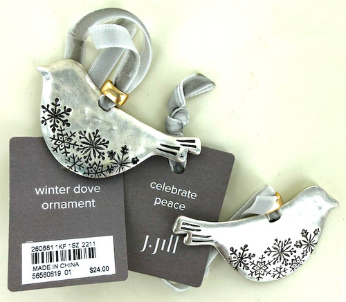 Closeout Hanging Ornaments by the Dozen - J Jill Bird of Peace