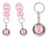 Breast Cancer Spinning Key Chain