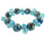 Wholesale Crystal Bead Bracelets : Shell Accents : 5 Colors