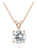 Cubic Zirconia Solitaire Necklace Wholesale