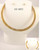 Wholesale Gold Plated Snake Chain Choker Sets by the Dozen