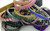 Assorted Crystal Stretch Bracelets - 100 Pieces