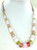 Wholesale Beaded Necklaces by the Dozen - Pink