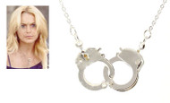 Lindsay Lohan Handcuff Necklace