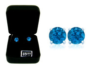 London Blue Topaz Stud Earrings