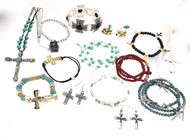 Wholesale Cross Jewelry Lot - 25 Pieces