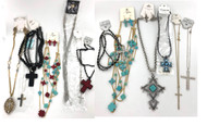 Wholesale Cross Necklace Assortment by the Dozen 