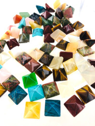 Wholesale Mini Semi-Precious Stone Pyramids by the Dozen