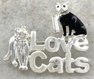 Wholesale I Love Cats Pins by the Dozen