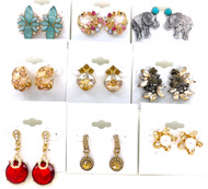 Wholesale Assorted Earrings by the Dozen - Dainty Danglers