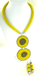 Wholesale Seed Bead Necklace & Earring Sets - Sun Goddess