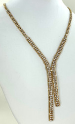 Wholesale Necklaces by the Dozen - Golden Split Y 