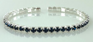 Wholesale Fashion Bracelets by the Dozen - Open Sapphire Crystal