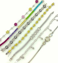 Wholesale Fashion Bracelets by the Dozen - Fancy Tennis 