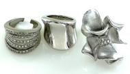 Wholesale Silver Ring Assortment by the Dozen - Premier 