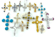 Wholesale Fashion Pendants by the Dozen - Crosses