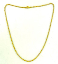 Wholesale Gold Plated Rope Chain Necklaces by the Dozen