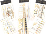 100 Temporary Jewelry Tattoos